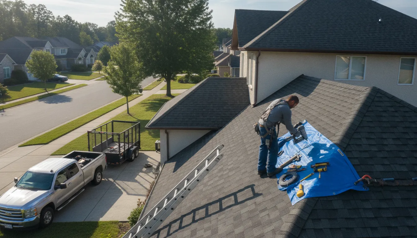 Roofing in Shevlin